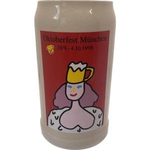 Stein The Official OKTOBERFEST MUNCHEN Rastal Beer Stein 1998 Signed